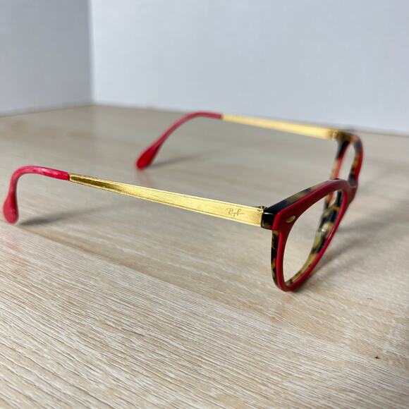 Ray-Ban RB5360 5714 Eyeglasses FRAMES ONLY Pink/Red Gold READ DESC Cat Eye 52-18 main image 10